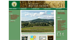 Desktop Screenshot of moorbad-harbach.gv.at